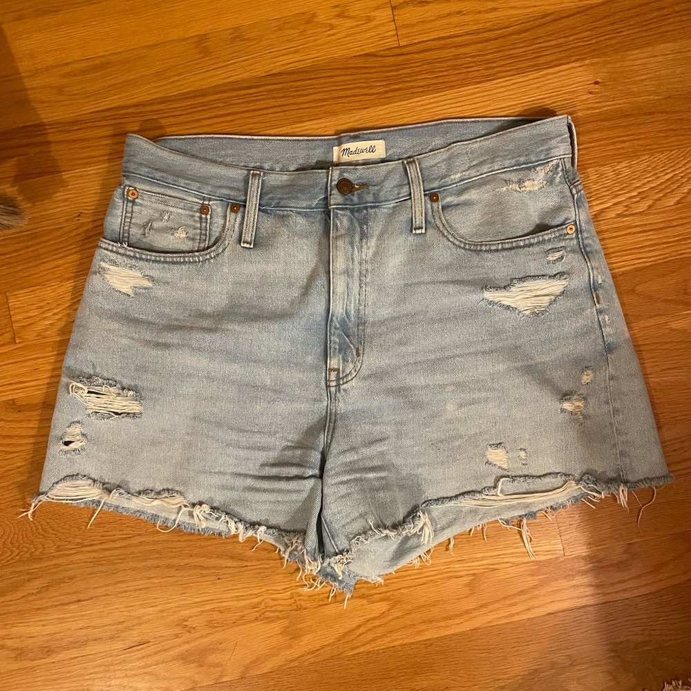 Madewell Mom Jean Shorts